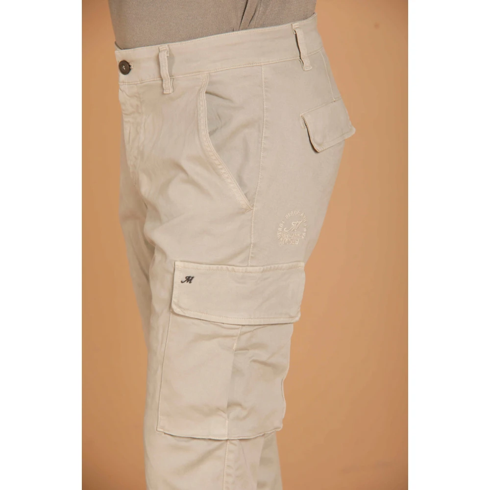 Mason's Extra Slim Fit Cargo Broek Gray Heren