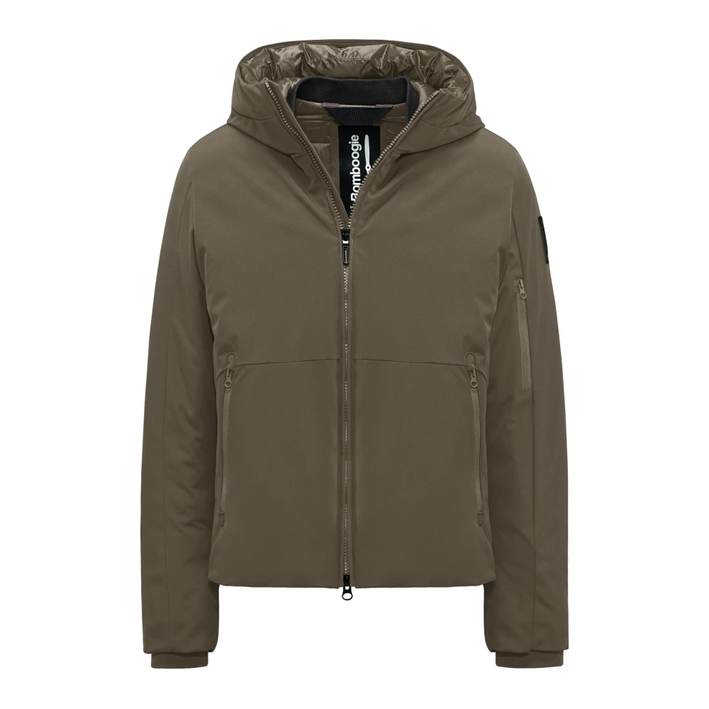 Bomboogie Homme Marron Vestes, Brun, Taille: S Veste D`Hiver Avec Rembourrage Primaloft®