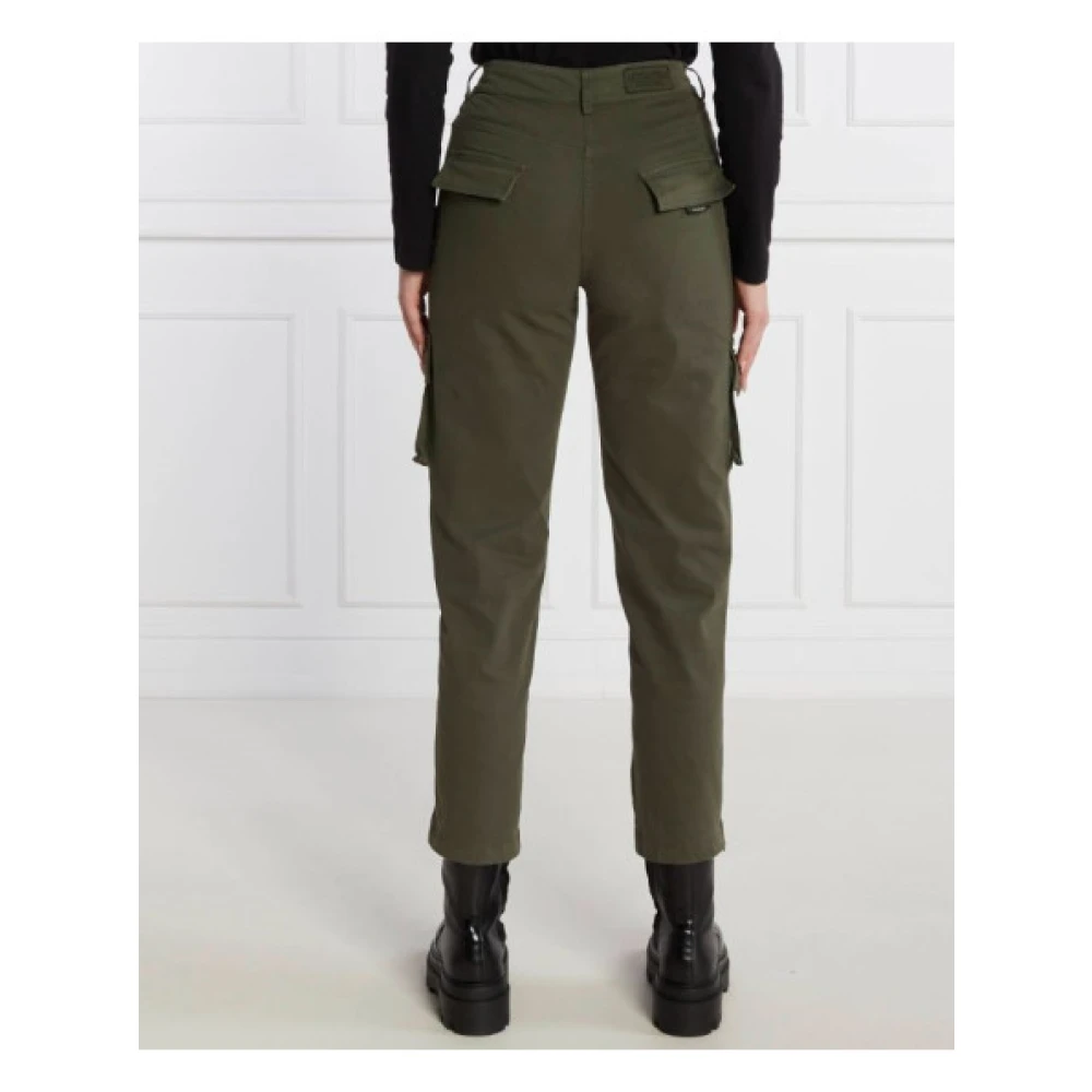 aeronautica militare Cargo Broek met Regular Fit Green Dames