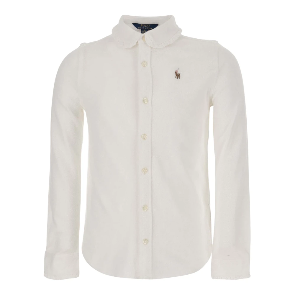 Polo Ralph Lauren Bomullsskjorta med Peter Pan-krage White, Dam