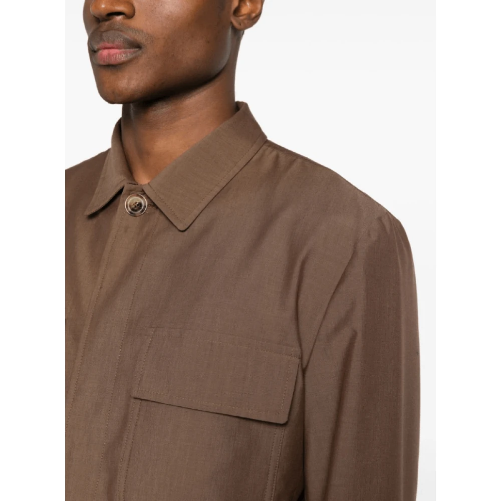 Lardini Straight Trousers Brown Heren