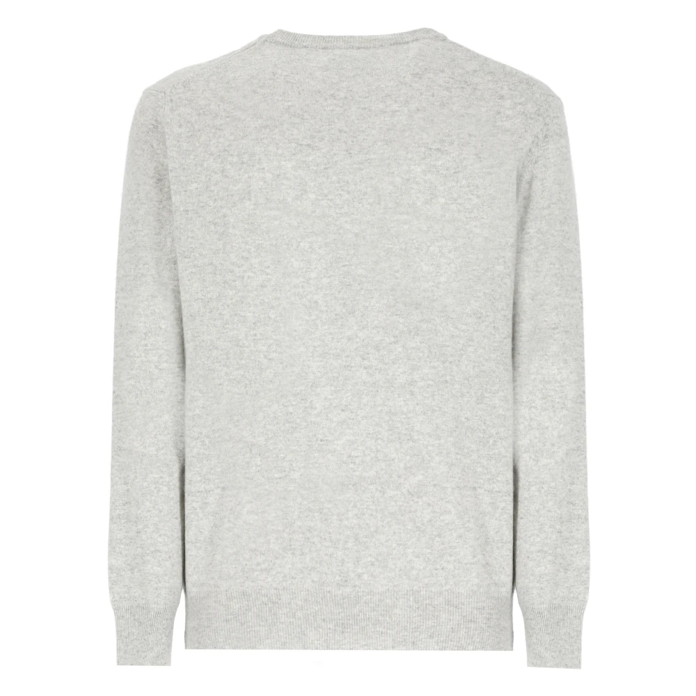 Saint Barth Grijze Crew Neck Sweater Lange Mouwen Gray Heren