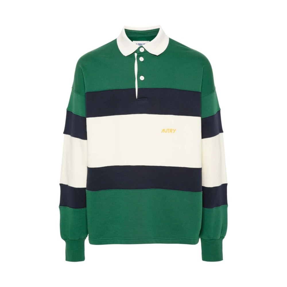 Autry Gestreept Polo Sweater Multicolor Heren