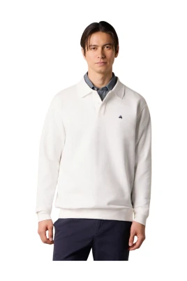Cotton Polo Sweatshirt