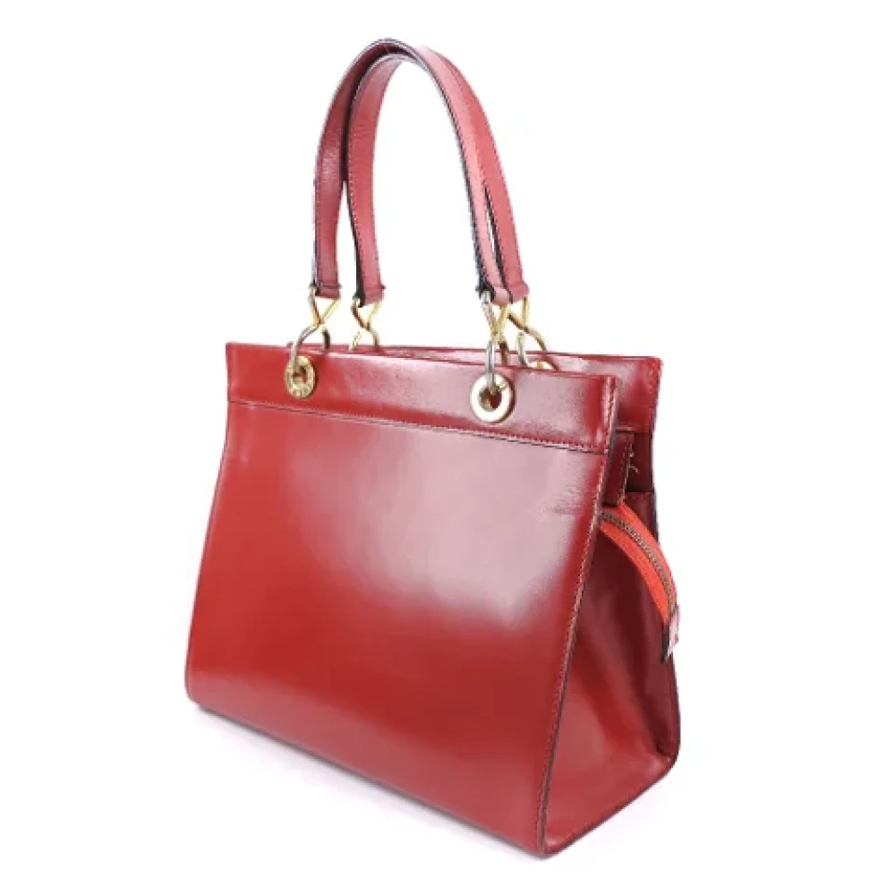 Celine Vintage Pre-owned Leather handbags Red Dames