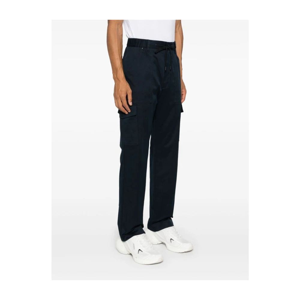 Moncler Blauwe Broek voor Mannen Blue Heren