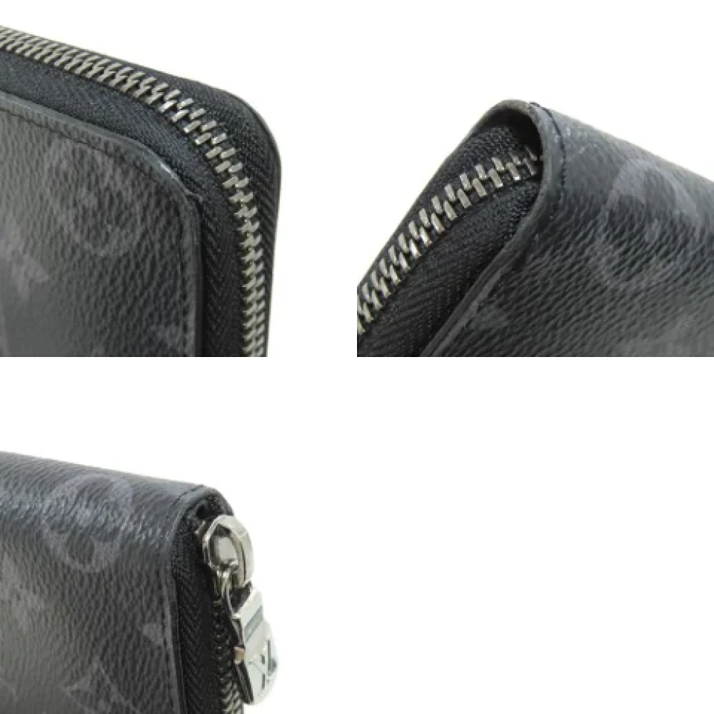 Louis Vuitton Vintage Pre-owned Leather wallets Black Heren