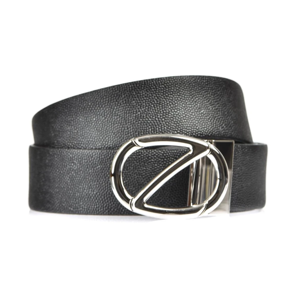 Zegna Black Belts, Male, 95 Cm, Leather Wallet