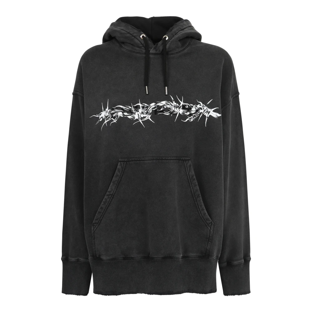 Givenchy Men's Black Hoodies, M, Hooded Sweatshirt For