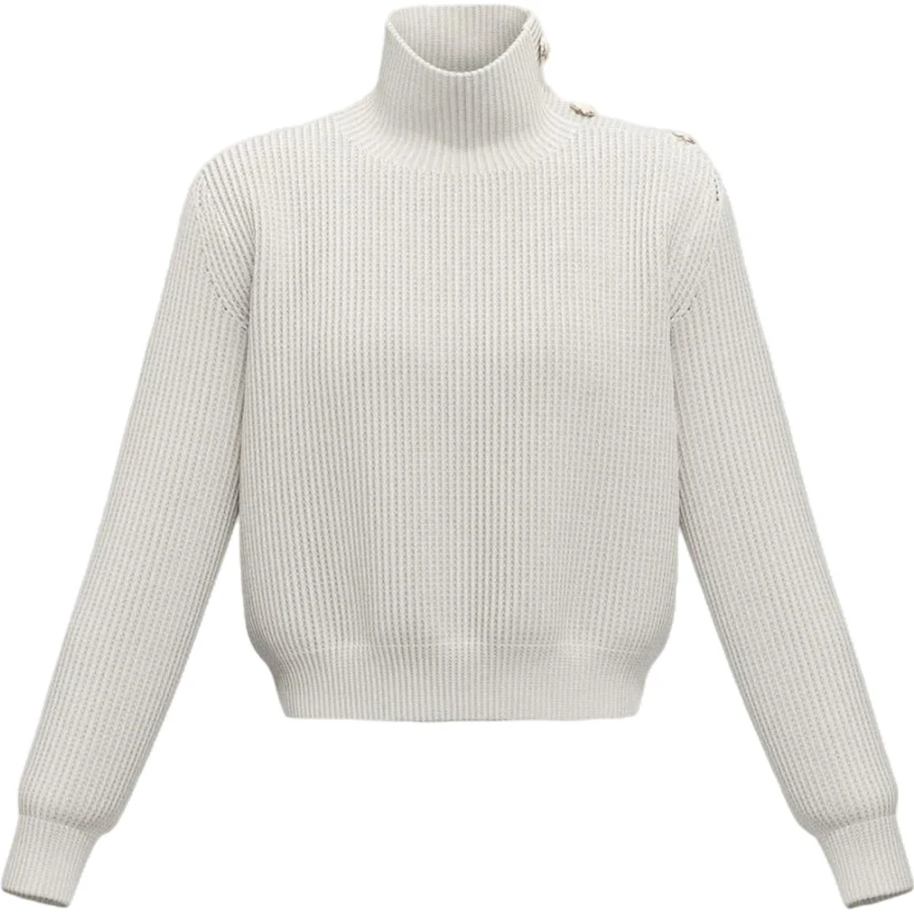 Emme DI Marella Stijlvolle Gebreide Top White Dames