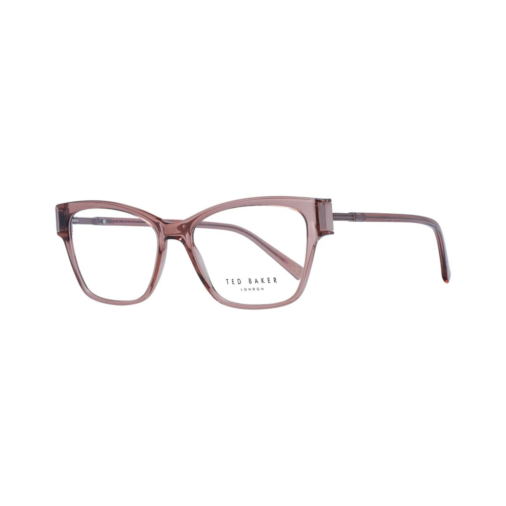 Ted Baker Roze Cat Eye Brilmonturen voor Vrouwen Brown Dames