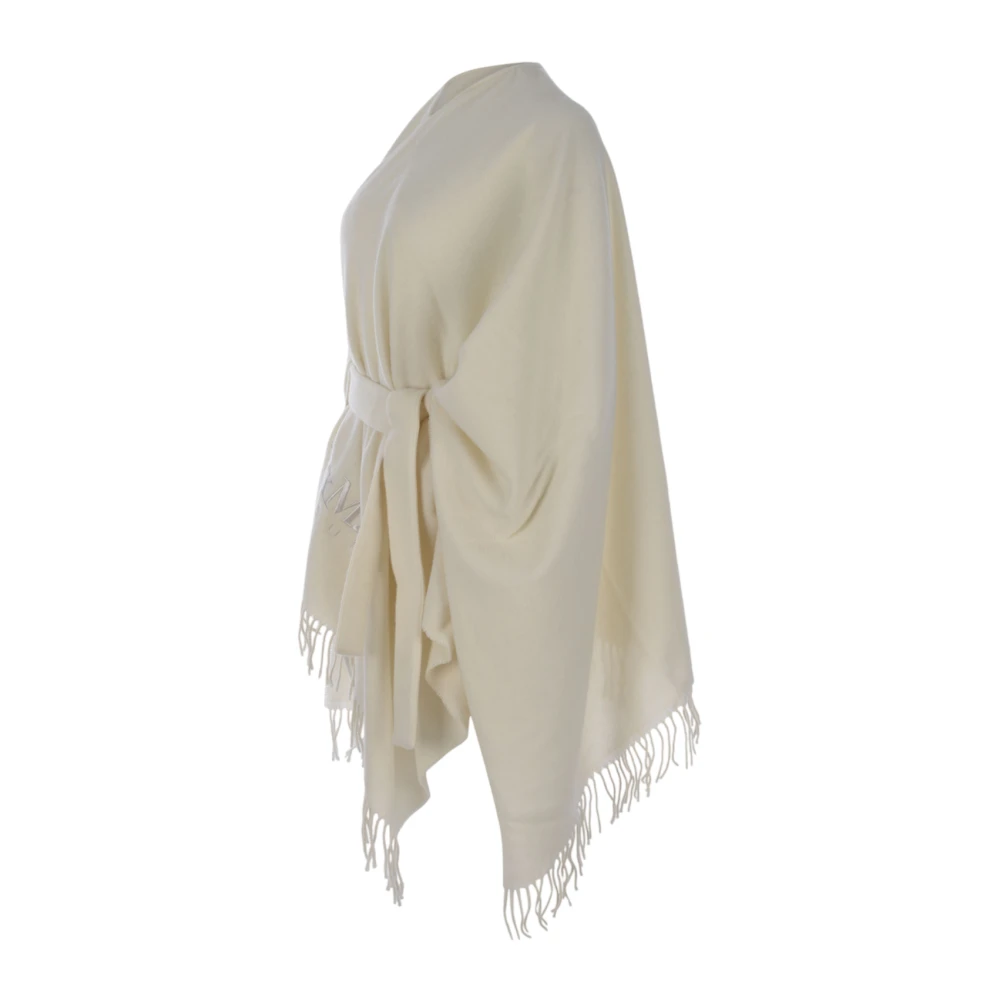 Max Mara Witte Mantel Mantella Martora Room White Dames
