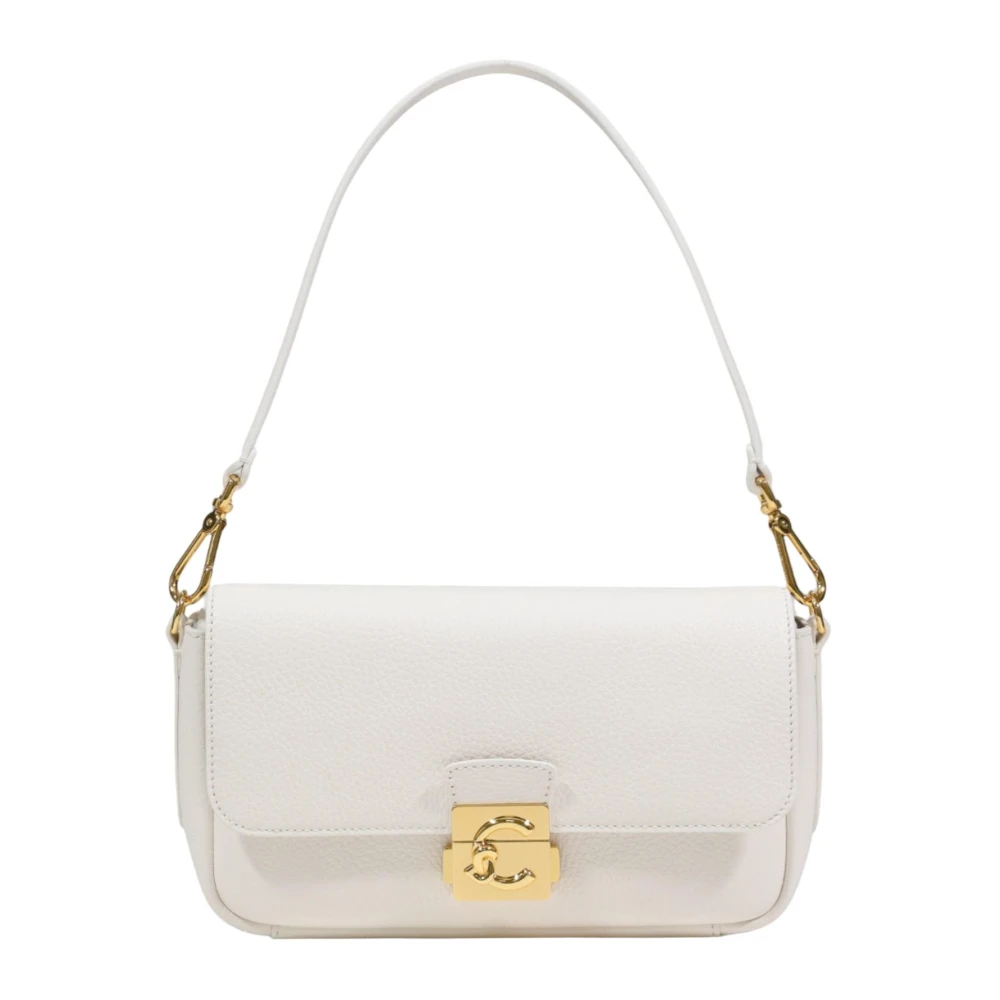 Coccinelle Women's Beige Shoulder Bags, One Size, C-Me Lock Medium Bag
