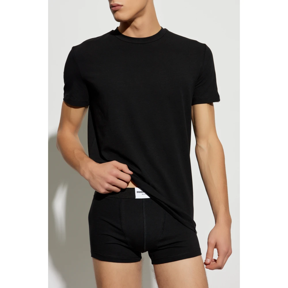 Dsquared2 T-shirt uit de ondergoedlijn Black Heren
