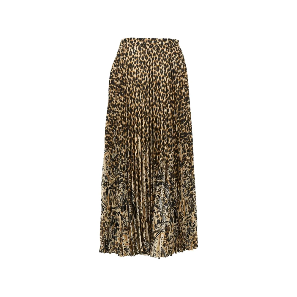 Etro Skirts Brown - Female - Midi Skirts - Multicolor - Xs - Skirts