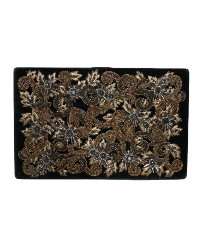 black-velvet-floral-embroidered-clutch