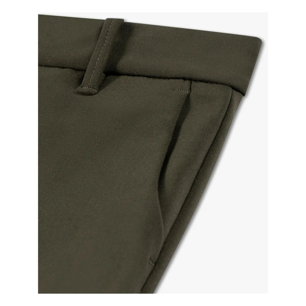 Nine In The Morning Blauwe Tech Wol Chino Broek Green Heren