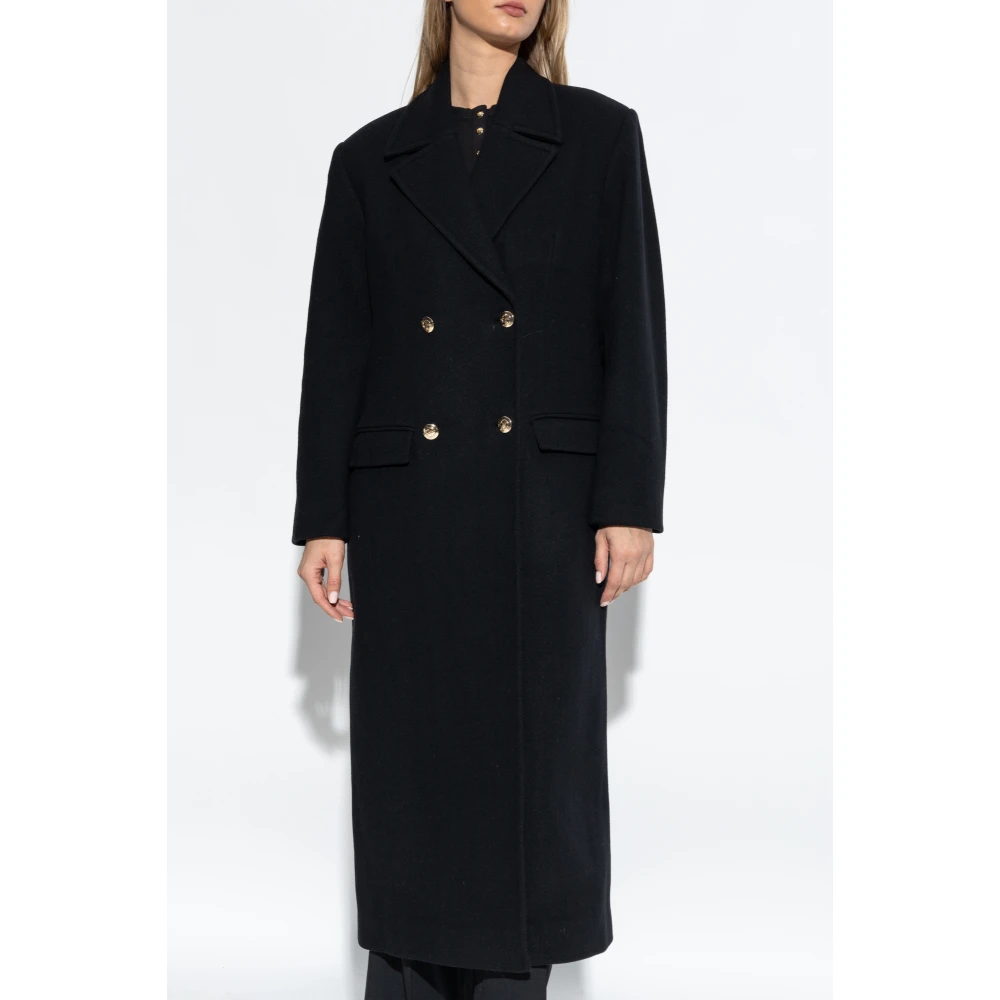 Anine Bing Wollen jas Raleigh Black Dames