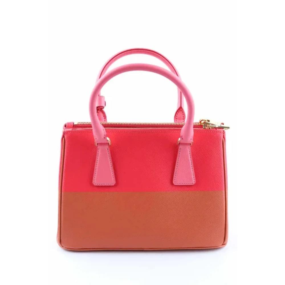 Prada Vintage Pre-owned Leather prada-bags Pink Dames