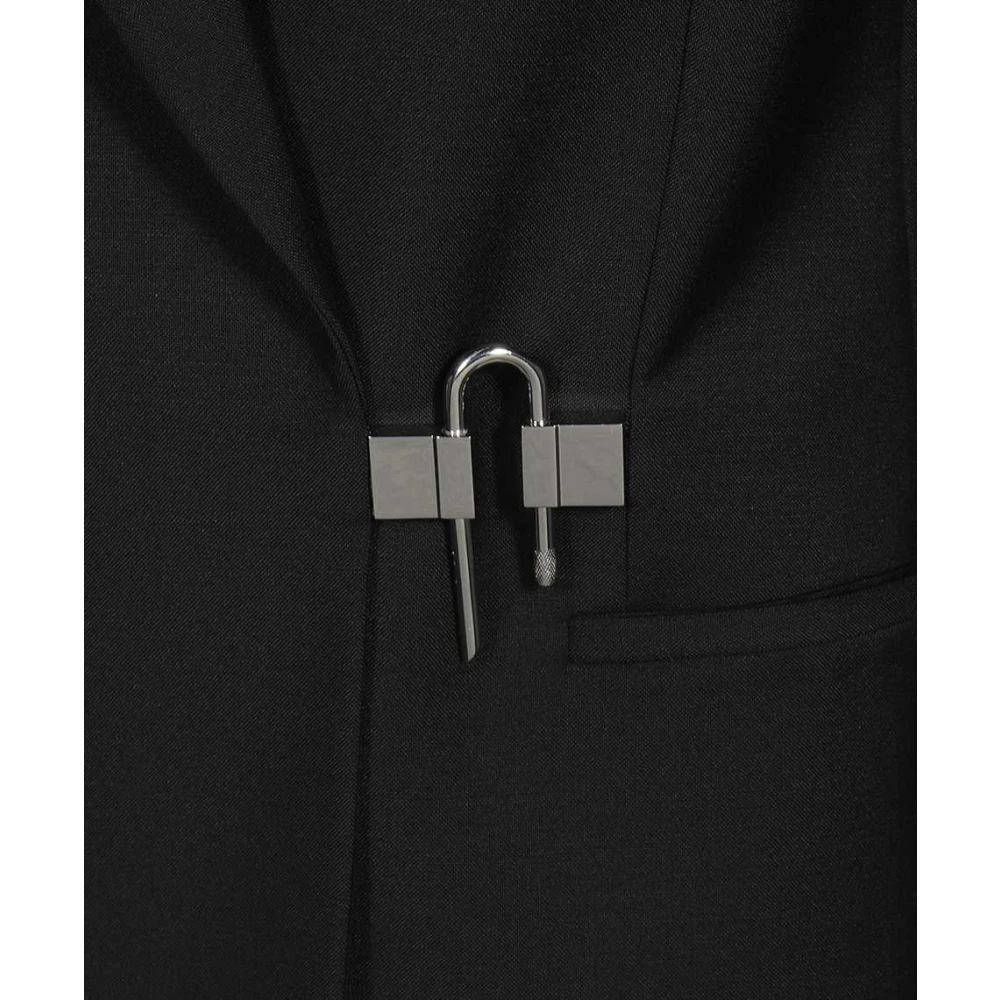 Givenchy Wollen Blazer met Gespsluiting Black Dames