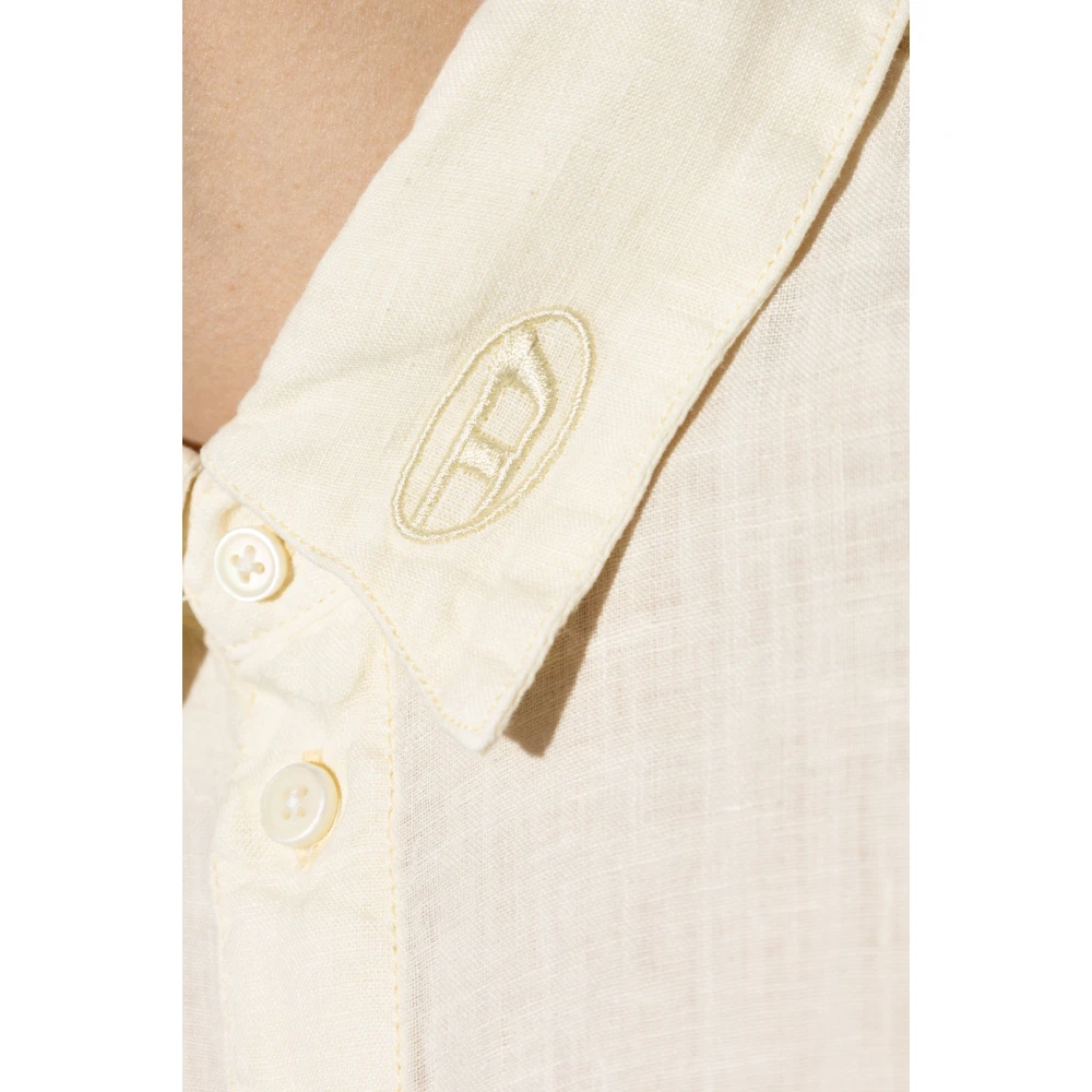 Diesel Shirt S-Uccle-A Beige Heren
