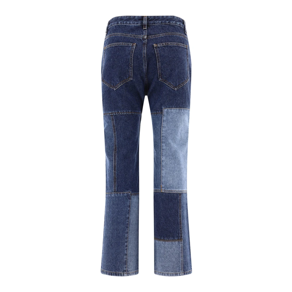 Chloé Cropped Flared Jeans Blue Dames