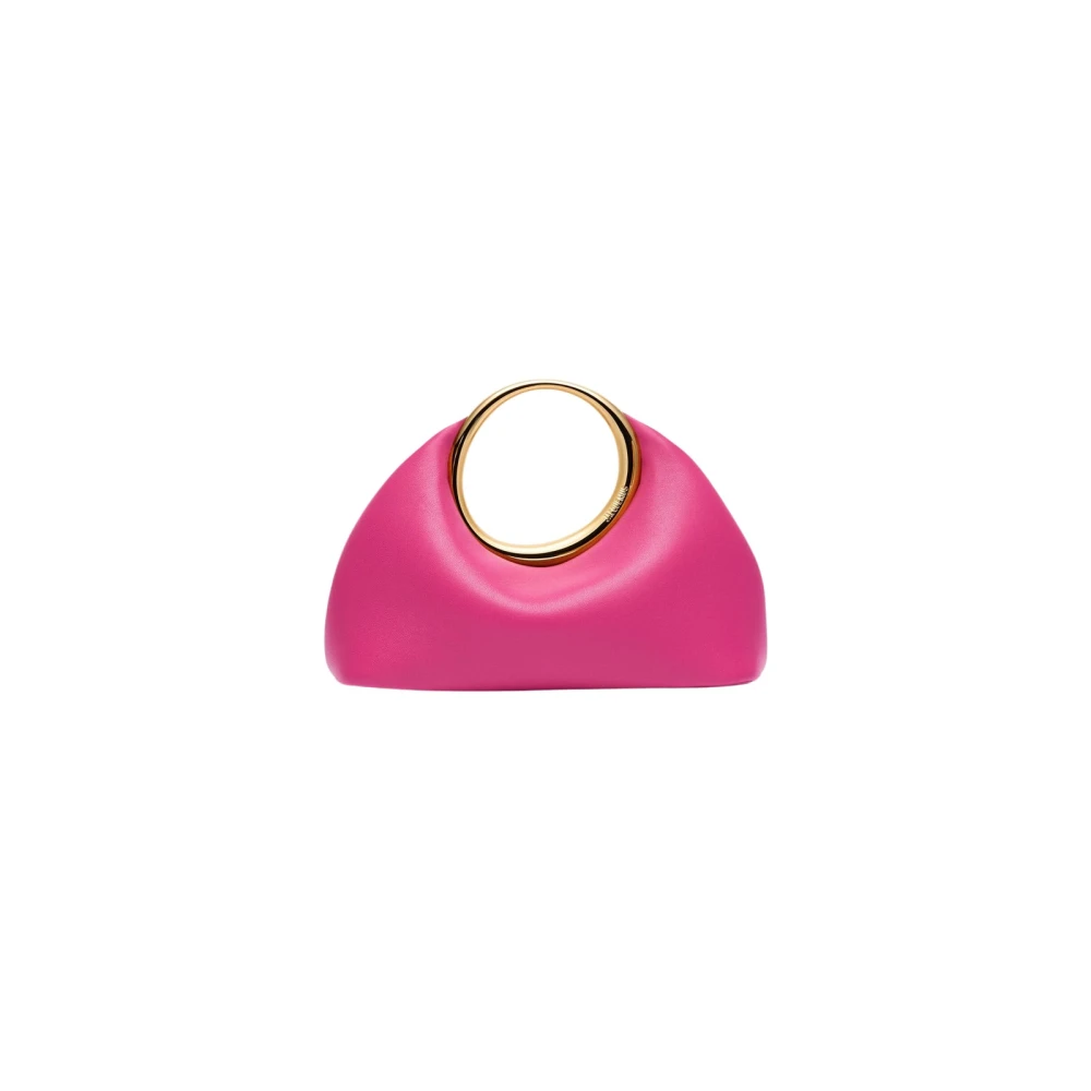 Jacquemus Roze Mini Ring Tas met Magnetische Sluiting Pink Dames