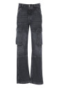 jean-cargo-en-melange-de-coton-noir