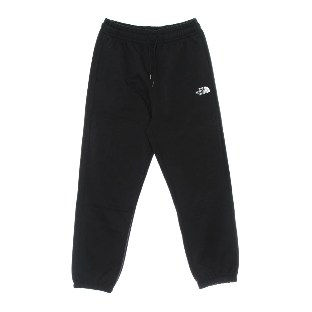 The North Face Zwarte Pluche Oversized Jogger Broek Black Dames