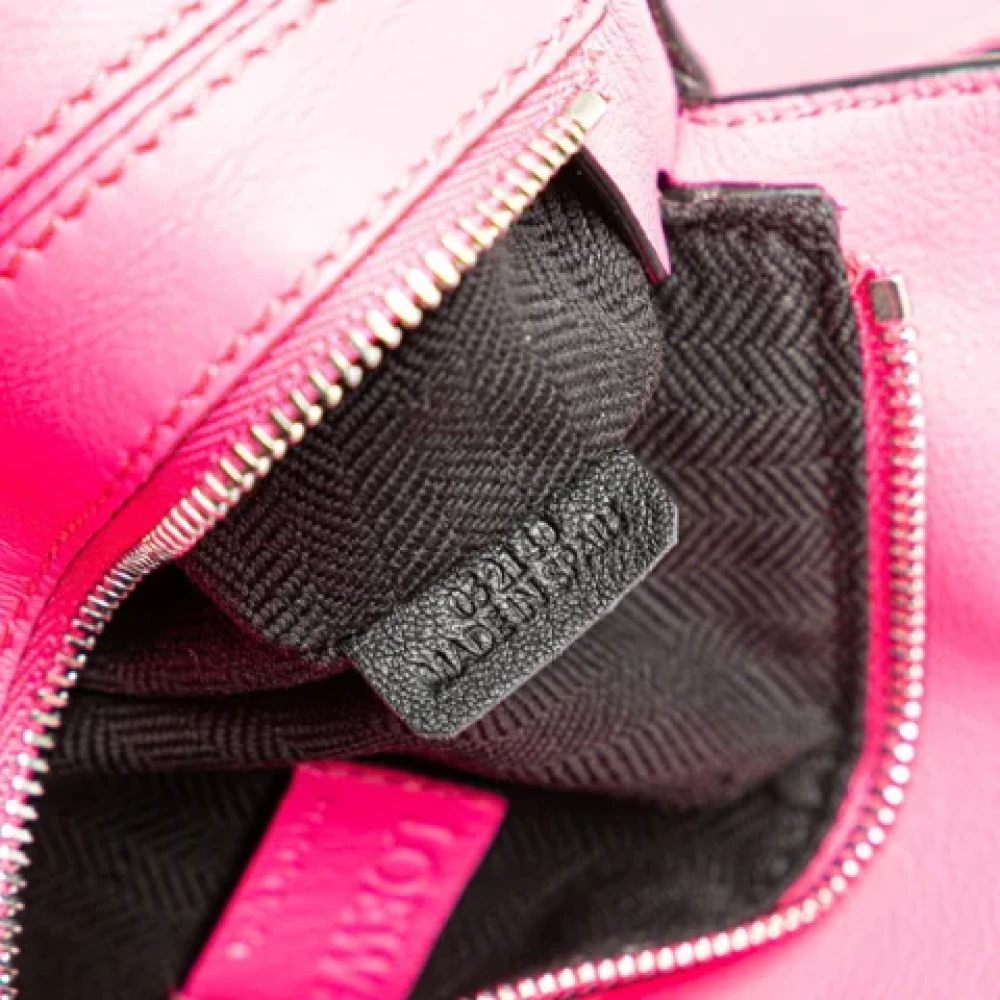 Loewe Pre-owned Leather crossbody-bags Pink Dames