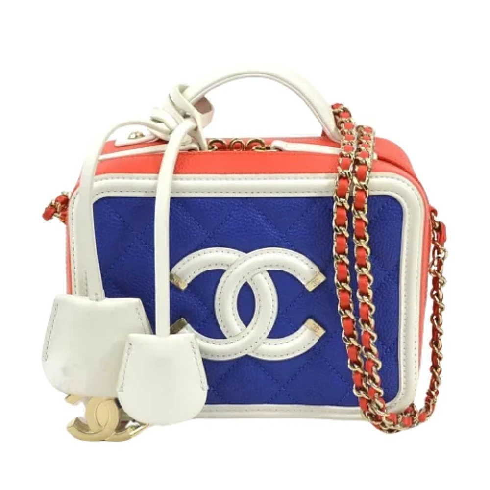 Chanel Vintage Pre-owned Leather shoppers Multicolor Dames