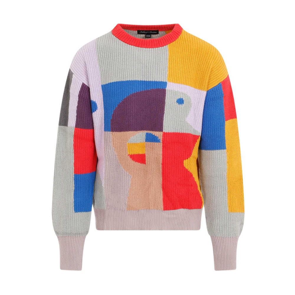 KidSuper Studios Bauhaus Paint Palette Sweater Multicolor Heren