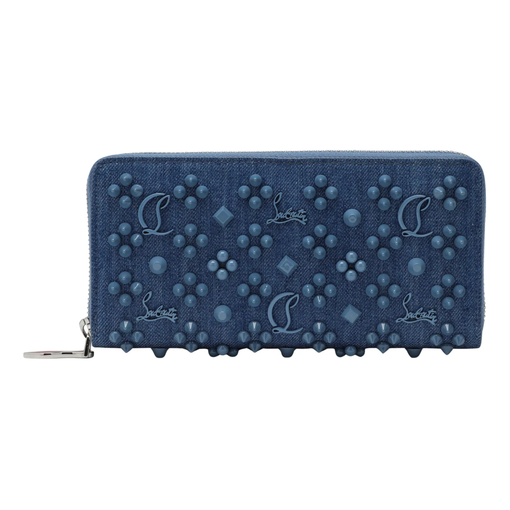Christian Louboutin Panettone Stijl Ritsportemonnee Blue Dames