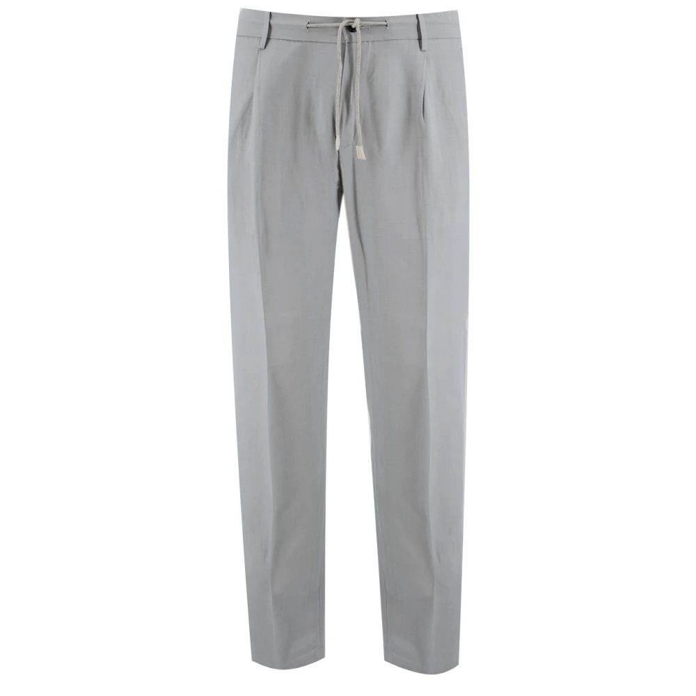 Eleventy Herr Grå Byxor W33, Denim, Straight Byxor