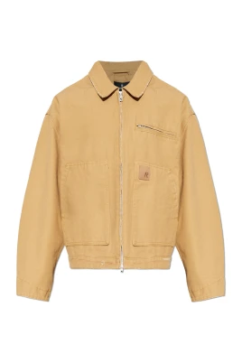 Denimjacka med vintageeffekt