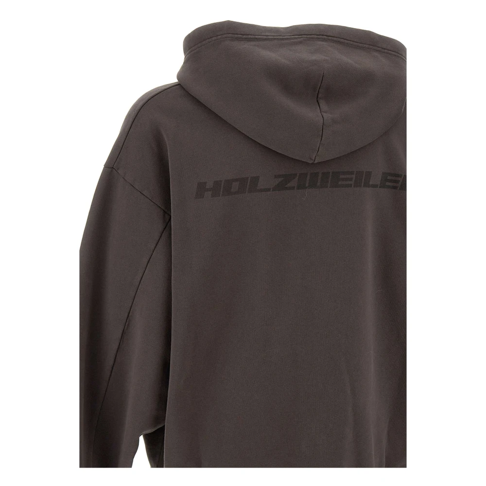 Holzweiler Heren Katoenen Sweatshirt 'M Omen' Brown Heren