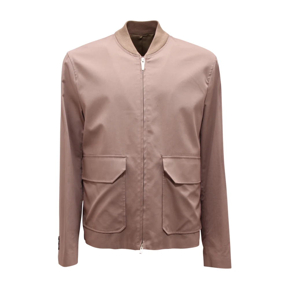 Paolo Pecora Men's Beige Cotton Jacket Made In Italy
