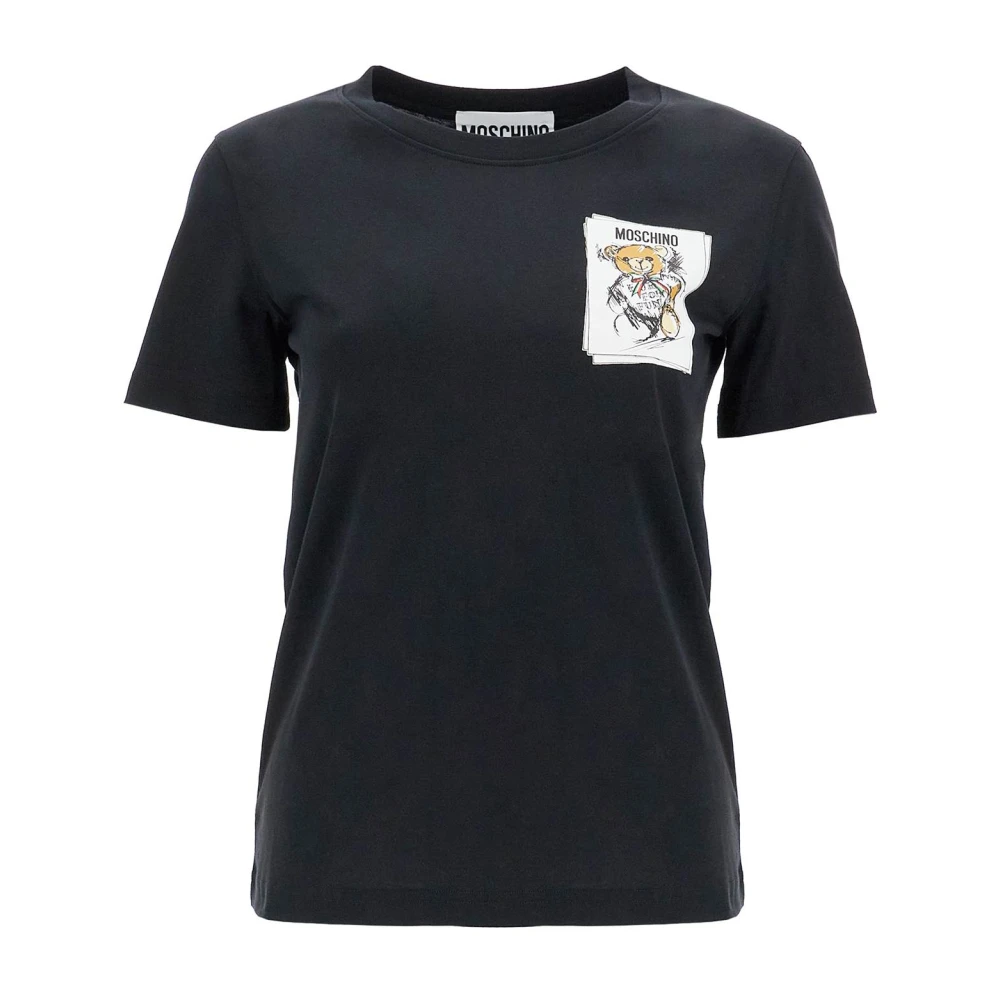 Moschino Teddy Bear T-Shirt Black Dames