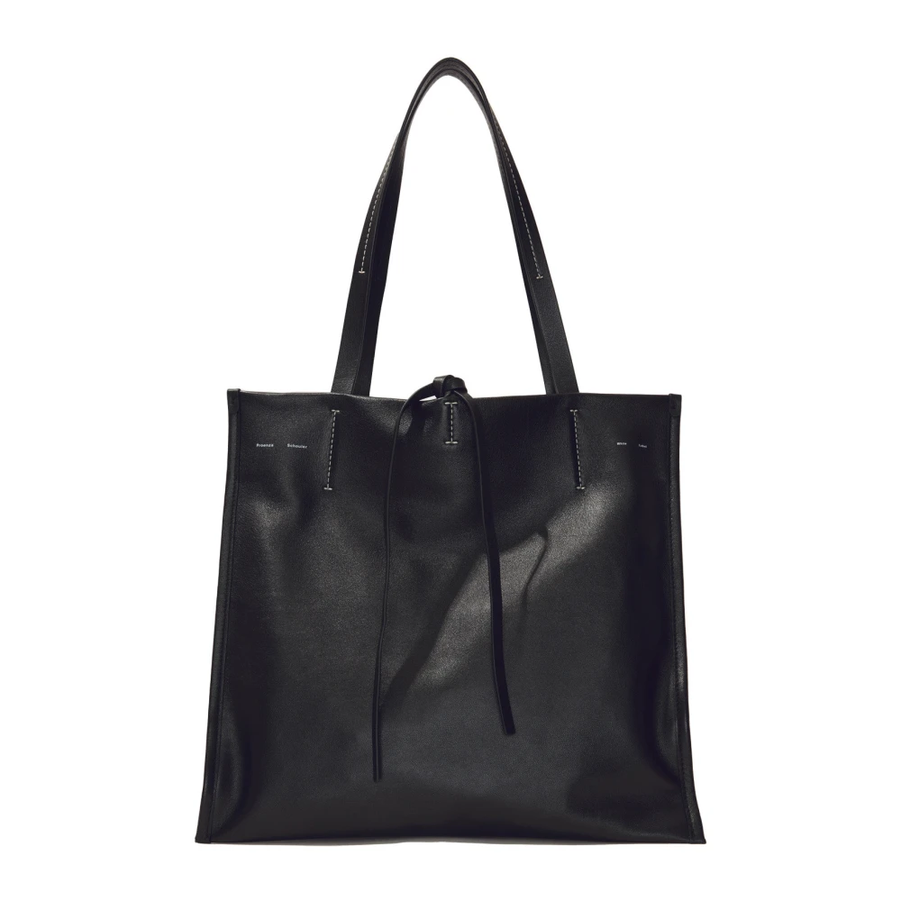 Proenza Schouler Svart Nappa Läder Tote Väska Black, Dam