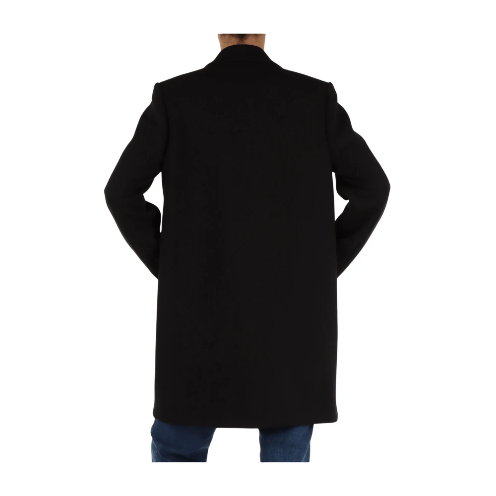 Elena Mirò Omkeerbare viscose jas Black Dames