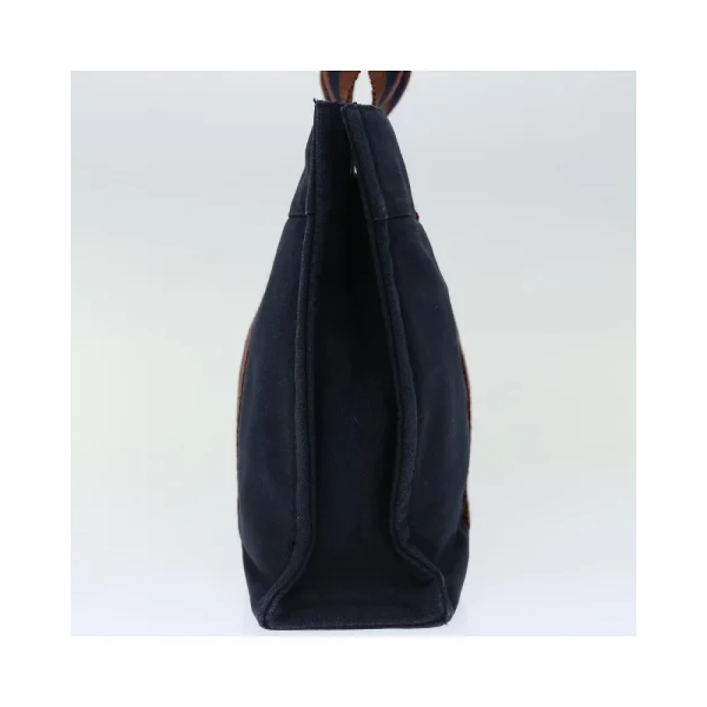 Hermès Vintage Pre-owned Canvas handbags Blue Dames