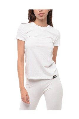 t-shirt-blanc-slim-fit-en-melange-de-coton