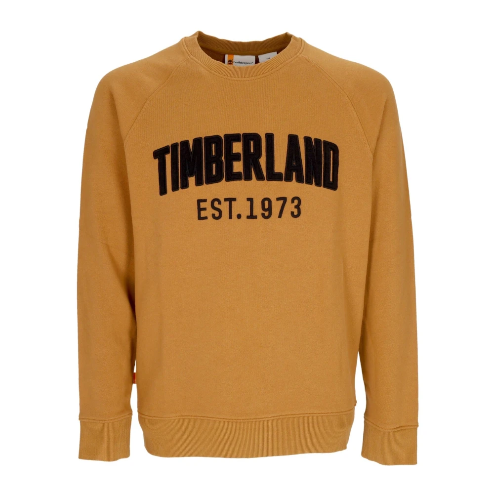 Timberland Modern Wash Crewneck Sweatshirt Brown Heren