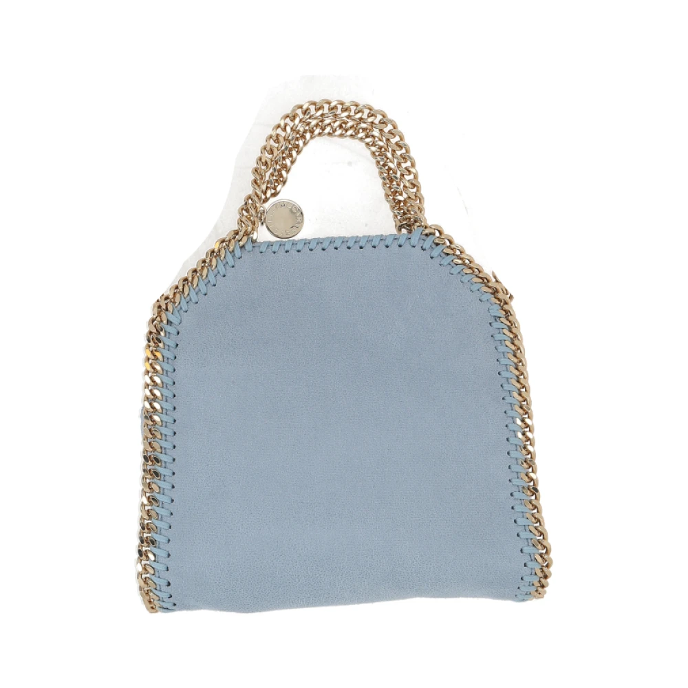 Stella Mccartney Blauwe Shaggy Deer Kettingtas Blue Dames