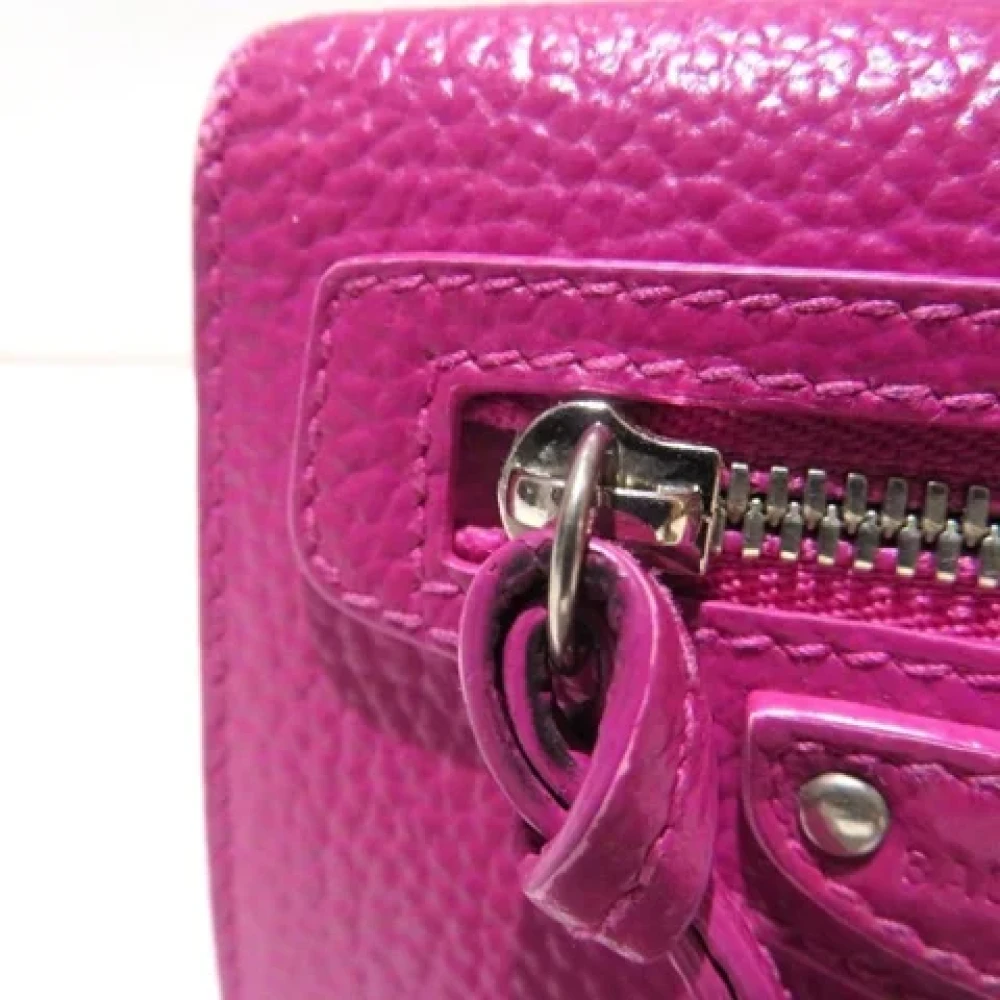 Balenciaga Vintage Pre-owned Leather wallets Pink Dames