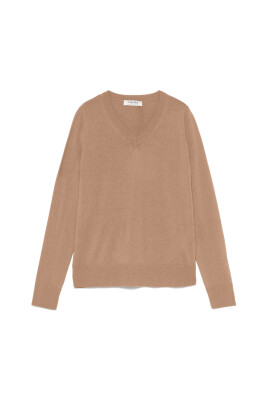 pull-marron-a-col-en-v-avec-manches-longues