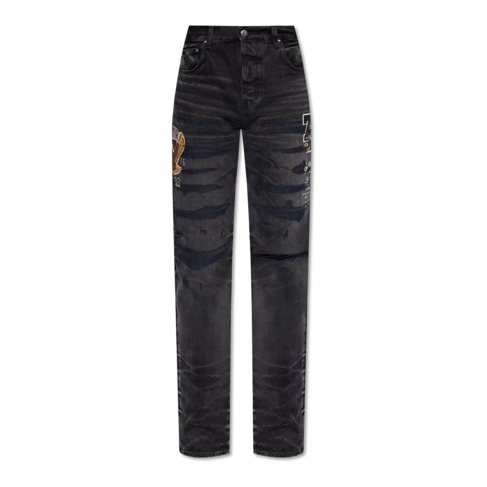 Amiri Jeans met vintage-effect Black Heren