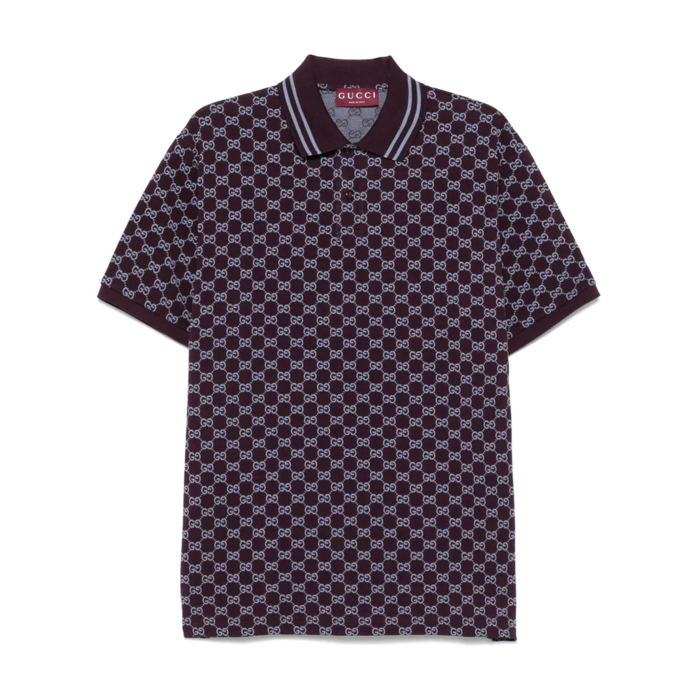 Gucci Rode T-shirts en Polos Multicolor Heren
