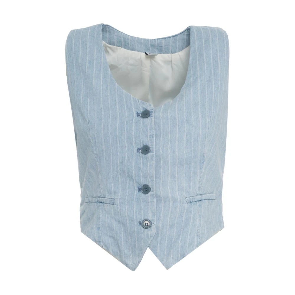Liu Jo - Jackets > Vests - Blue - Liu Jo - Modalova