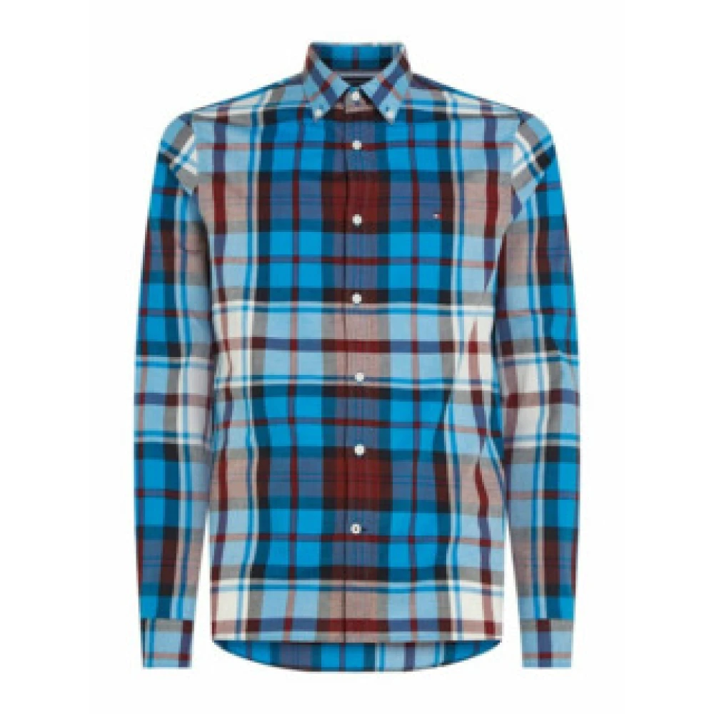 Tommy Hilfiger Tartan Big Shirt Blue Multicolor Heren